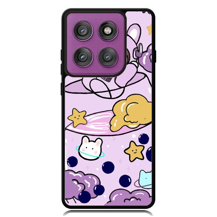 Cute Purple Bobba Motorola Moto Edge 2025 | Moto Edge 60 Fusion | Moto Edge 60 Pro Case OV11205