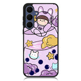 Cute Purple Bobba Samsung Galaxy S25 FE Case OV11205