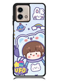 Cute Blue Space Ufo Motorola Moto G Stylus 5G 2023 Case OV11201