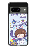 Cute Blue Space Ufo Google Pixel 8 Case QC11201