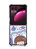 Cute Blue Space Ufo Motorola Moto Razr Plus 2023 , Moto Razr+ 2023 Case OV11201
