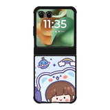 Cute Blue Space Ufo Motorola Moto RAZR 2025 Case OV11201