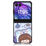 Cute Blue Space Ufo Motorola Moto Razr Plus 2024 , Moto Razr+ 2024 Case OV11201