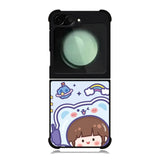 Cute Blue Space Ufo Samsung Galaxy Z Flip 6 5G 2024 Case OV11201