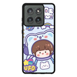 Cute Blue Space Ufo Motorola Moto Edge 2025 Case QC11201