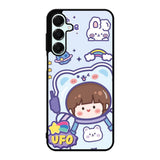 Cute Blue Space Ufo Samsung Galaxy A16 Case OV11201