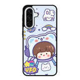 Cute Blue Space Ufo Samsung Galaxy A56 5G Case RC11201