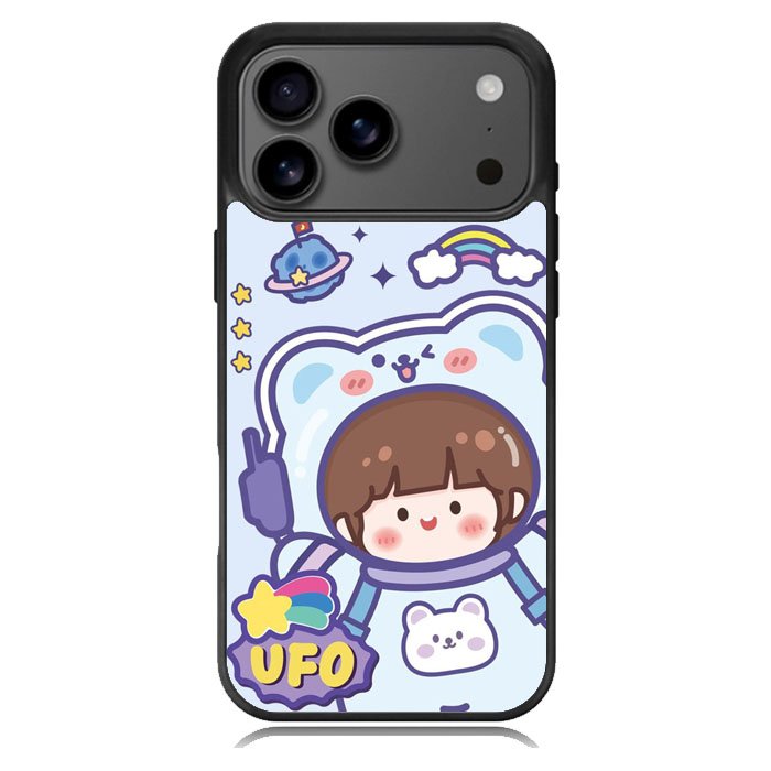Cute Blue Space Ufo Samsung Galaxy S26 Case OV11201