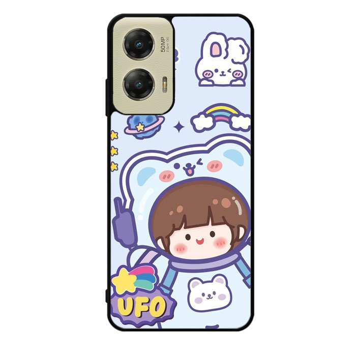 Cute Blue Space Ufo Motorola Moto G Stylus 5G 2024 Case OV11201