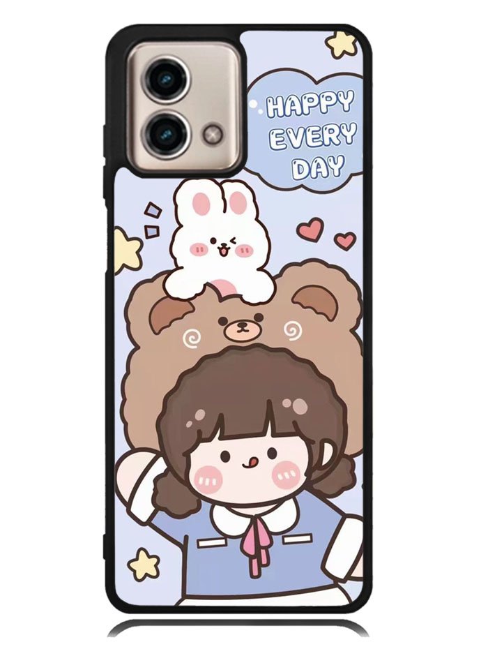 Cute and Happy Everyday Motorola Moto G Stylus 5G 2023 Case OV11197