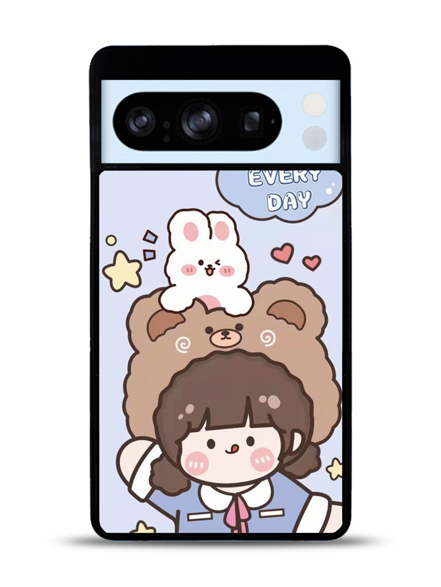 Cute and Happy Everyday Google Pixel 8 Pro Case QC11197