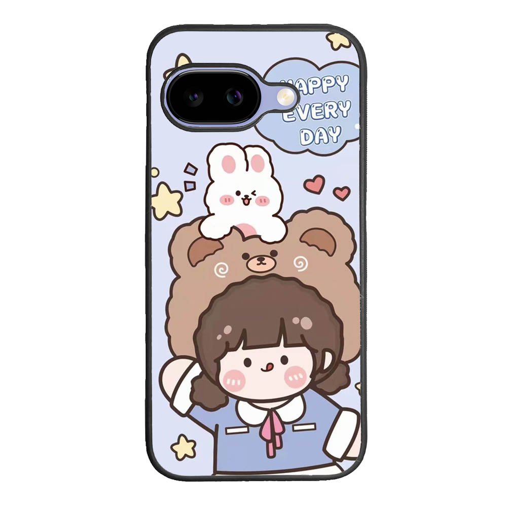 Cute and Happy Everyday Google Pixel 10A Case OV11197