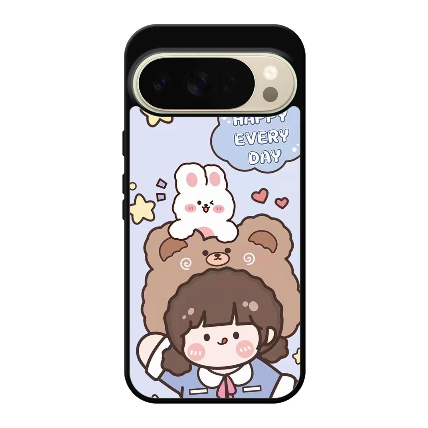 Cute and Happy Everyday Google Pixel 10 Pro Case QC11197