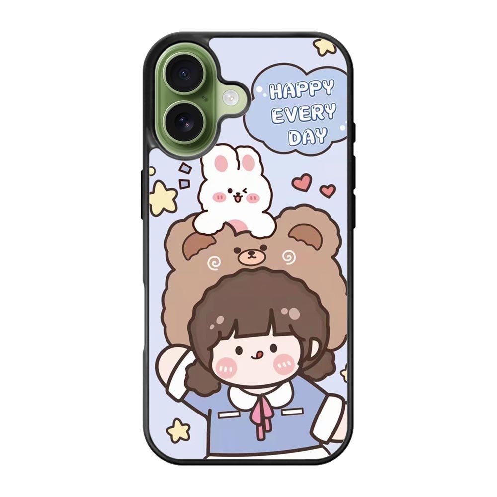 Cute and Happy Everyday iPhone 17 Case QC11197