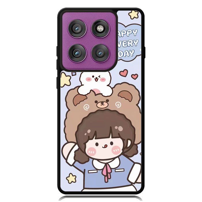 Cute and Happy Everyday Motorola Moto Edge 2025 | Moto Edge 60 Fusion | Moto Edge 60 Pro Case OV11197