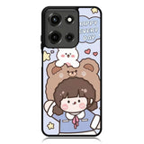 Cute and Happy Everyday Motorola Moto G 5G 2025 Case OV11197