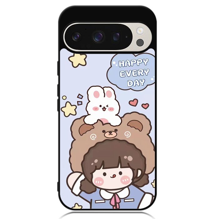Cute and Happy Everyday Google Pixel 9 Pro XL Case OV11197