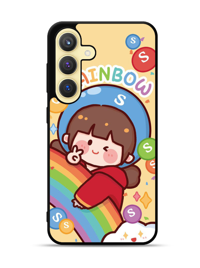 Cutei Rainbow Candy Samsung Galaxy S25 5G Case OV11217