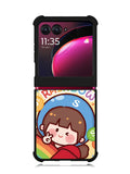 Cutei Rainbow Candy Motorola Moto Razr Plus 2023 , Moto Razr+ 2023 Case OV11217