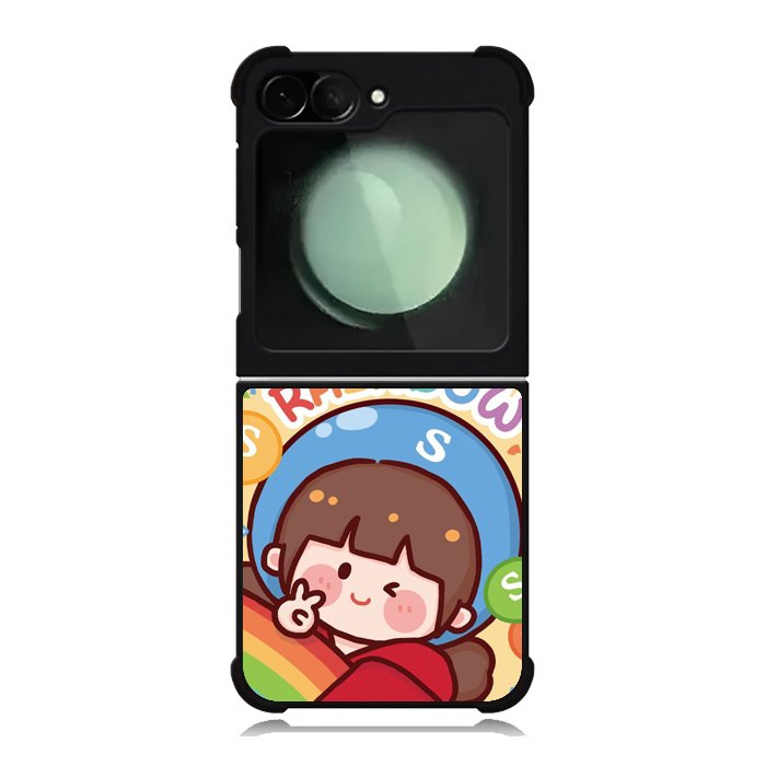 Cutei Rainbow Candy Samsung Galaxy Z Flip 6 5G 2024 Case OV11217