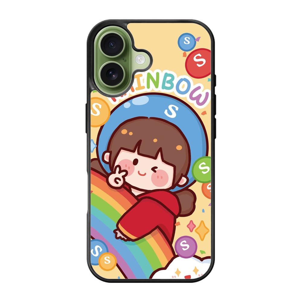 Cutei Rainbow Candy iPhone 17 Case QC11217