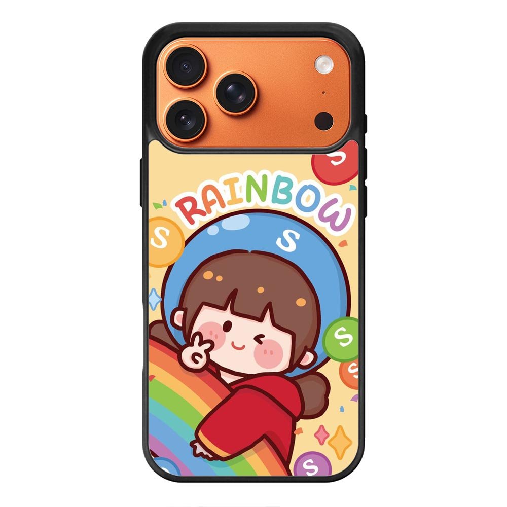 Cutei Rainbow Candy iPhone 17 Pro Max Case QC11217