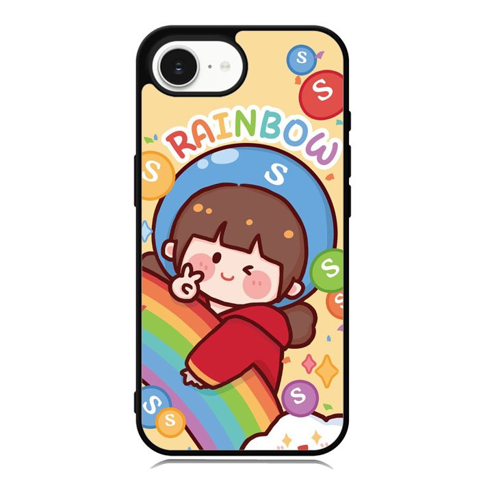 Cutei Rainbow Candy iPhone 16e Case OV11217