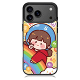 Cutei Rainbow Candy iPhone 17 Pro Case RC11217