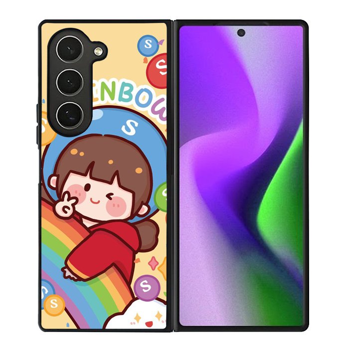 Cutei Rainbow Candy Samsung Galaxy Z Fold 6 5G 2024 Case OV11217