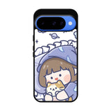 Cute Sleeping with the cat Google Pixel 10 Case OV11213