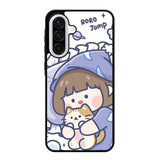 Cute Sleeping with the cat Samsung Galaxy A36 5G Case RC11213
