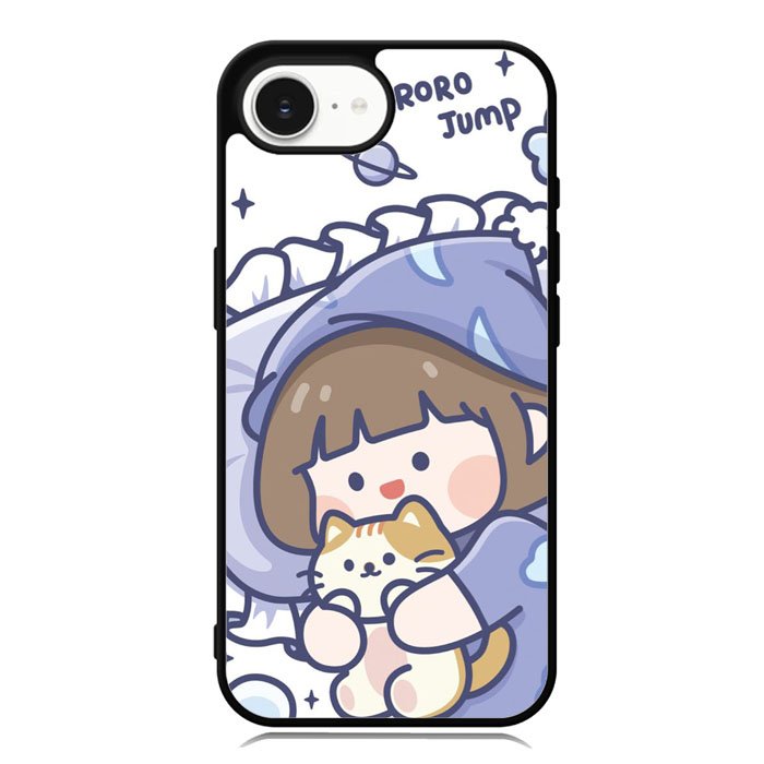 Cute Sleeping with the cat iPhone 16e Case OV11213