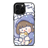 Cute Sleeping with the cat iPhone 16 Pro Max Case OV11213