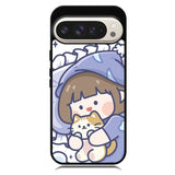 Cute Sleeping with the cat Google Pixel 10 | Google Pixel 10 Pro Case RC11213