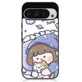 Cute Sleeping with the cat Google Pixel 9 Pro XL Case OV11213