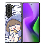 Cute Sleeping with the cat Samsung Galaxy Z Fold 6 5G 2024 Case OV11213