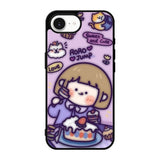 Cute Roro Jump Eat the Sweet Cake iPhone 17e Case OV11210