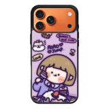 Cute Roro Jump Eat the Sweet Cake iPhone 17 Pro Max Case QC11210