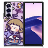Cute Roro Jump Eat the Sweet Cake Samsung Galaxy Z Fold 7 Case OV11210