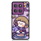 Cute Roro Jump Eat the Sweet Cake Motorola Moto Edge 2025 | Moto Edge 60 Fusion | Moto Edge 60 Pro Case OV11210