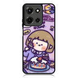 Cute Roro Jump Eat the Sweet Cake Motorola Moto G 5G 2025 Case OV11210