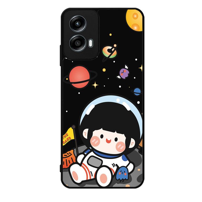 Cute Roro Jump and Astronaut Motorola Moto G Play 2024 Case OV11207