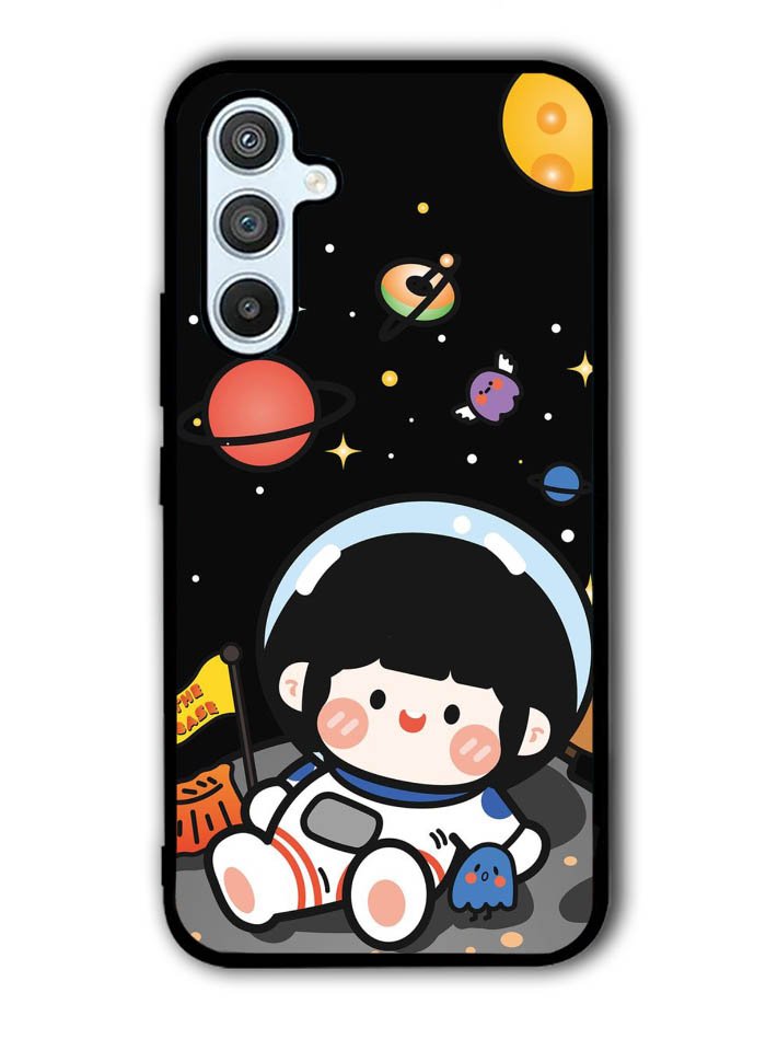 Cute Roro Jump and Astronaut Samsung Galaxy A14 5G Case QC11207