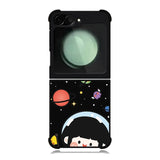 Cute Roro Jump and Astronaut Samsung Galaxy Z Flip 6 5G 2024 Case OV11207