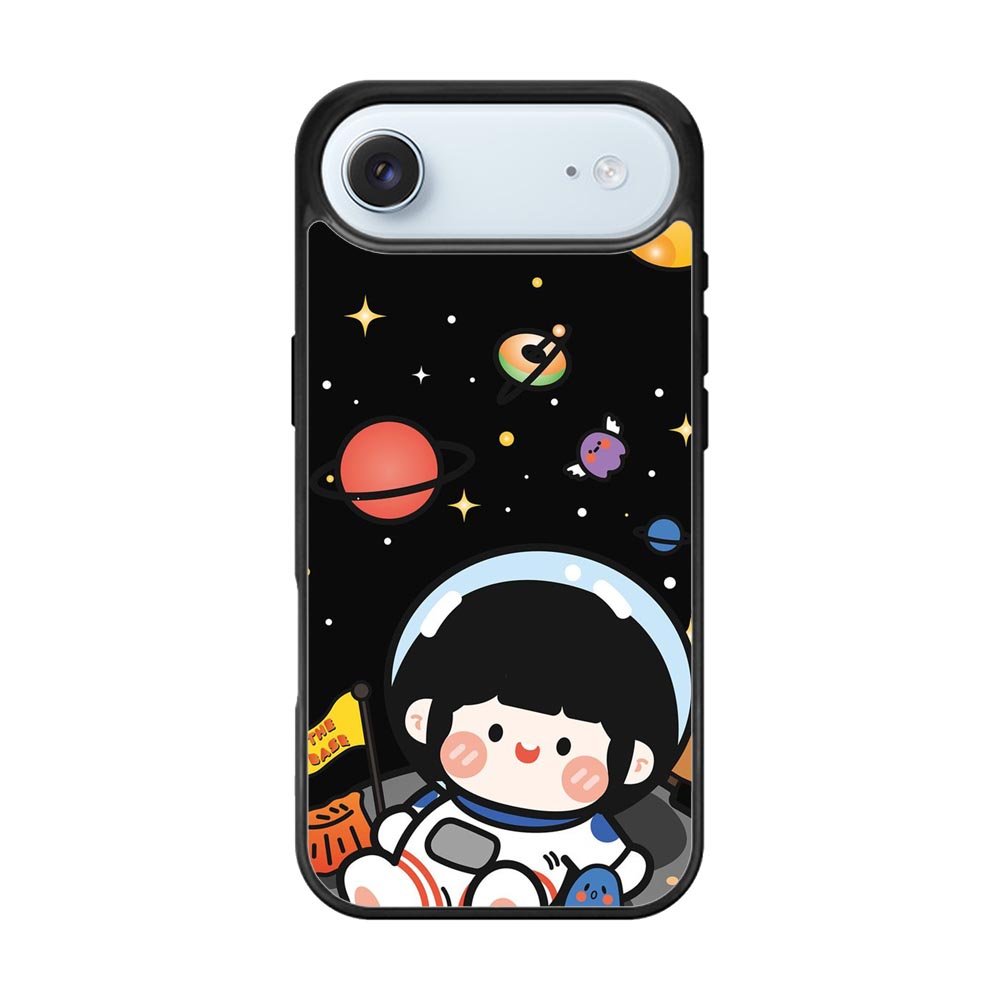 Cute Roro Jump and Astronaut iPhone Air Case QC11207