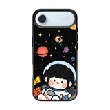Cute Roro Jump and Astronaut iPhone Air Case QC11207