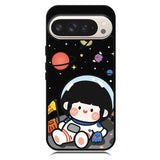 Cute Roro Jump and Astronaut Google Pixel 10 Pro XL Case RC11207