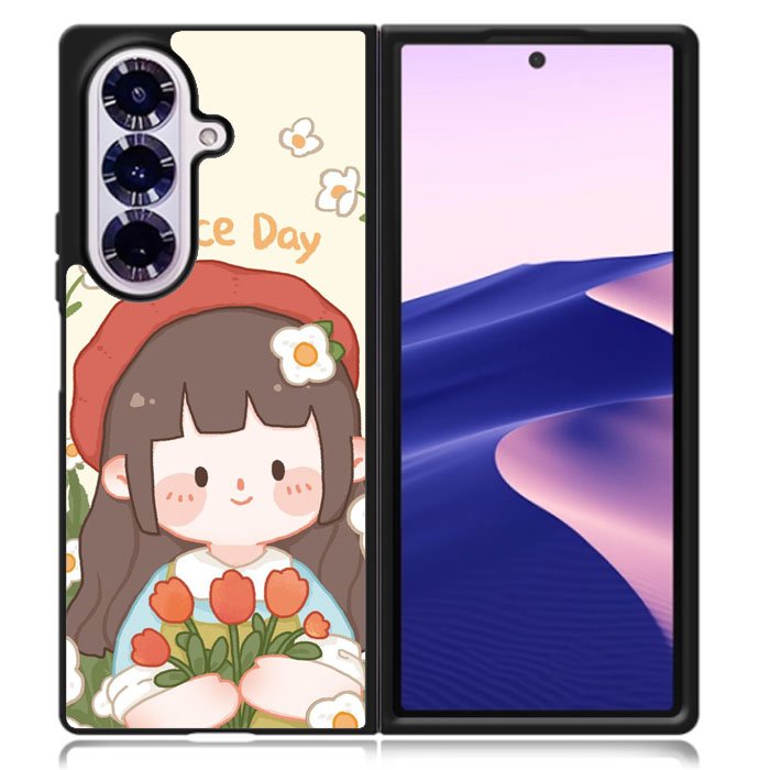 Cute And Have A Nice Day Samsung Galaxy Z Fold 7 Case OV11198