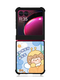 Cute Roro Jump And Honey Bee Motorola Moto Razr Plus 2023 , Moto Razr+ 2023 Case OV11208