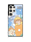 Cute Roro Jump And Honey Bee Samsung Galaxy S25 Ultra 5G Case QC11208